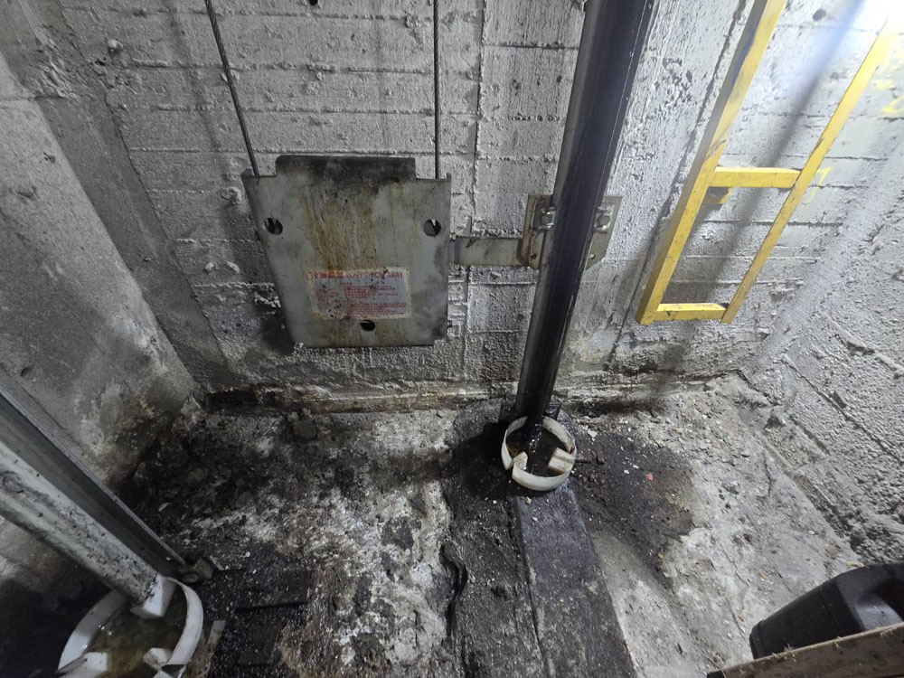 新北市電梯機坑漏水處理